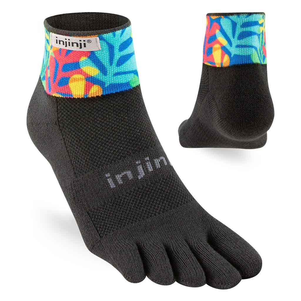 Injinji Zehensocken Trail Midweight - Damen Mini Crew Calypso XS/S
