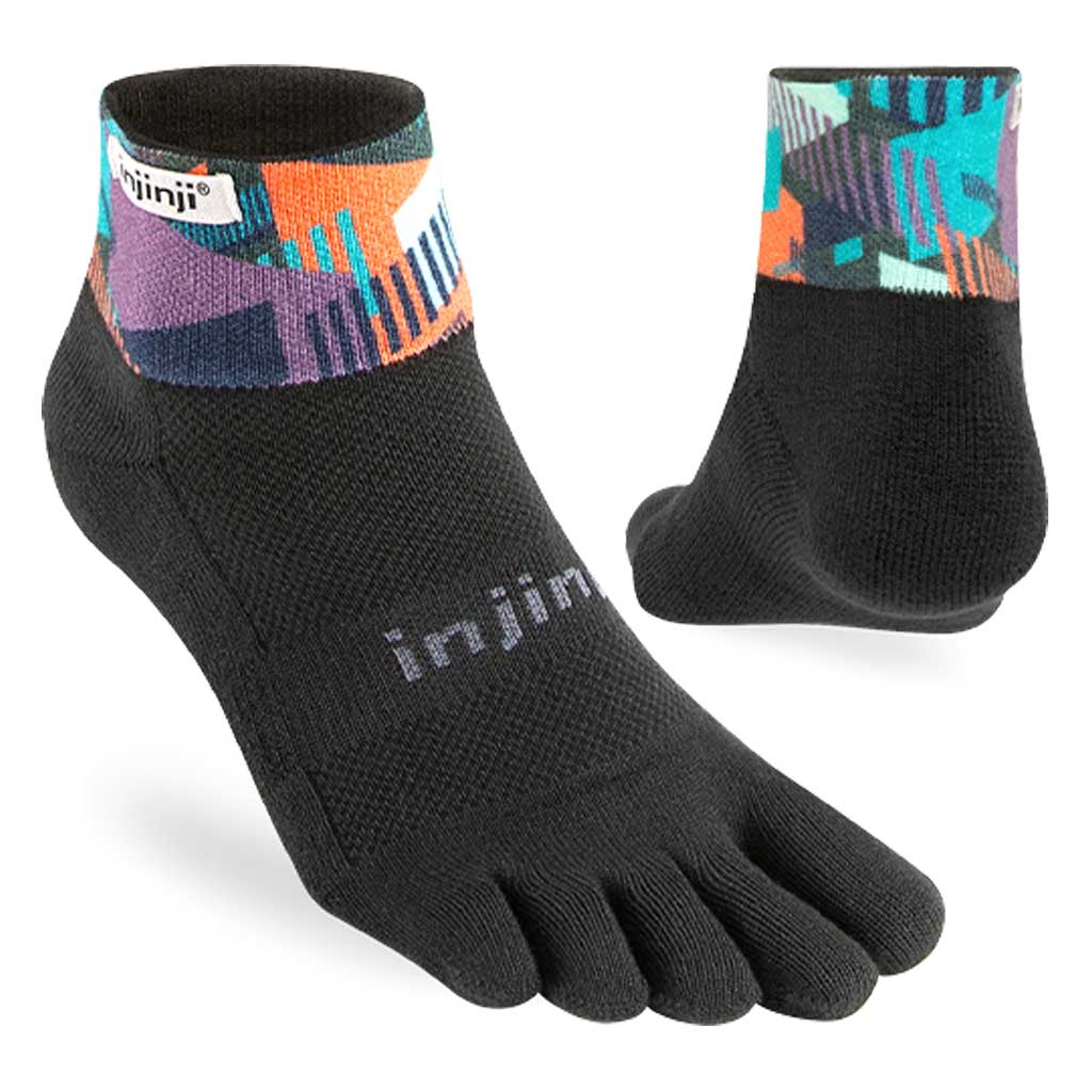 Injinji Spectrum Trail Midweight Mini Crew Toesocks Injinji New Zealand