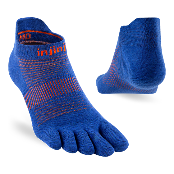 Injinji Run Lightweight No-Show ถุงเท้าแยกนิ้วสำหรับวิ่ง