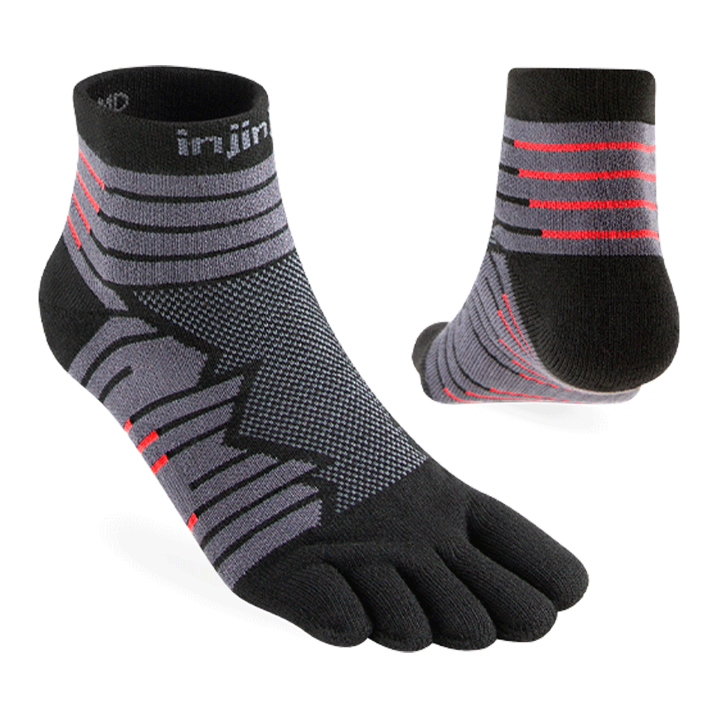 Injinji ULTRA RUN Mini-Crew Coolmax lava prstové ponožky Injinji ULTRA RUN Mini-Crew Coolmax lava prstové ponožky